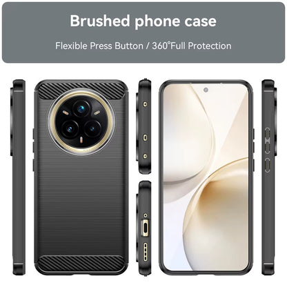 Maska za Realme 14 Pro+, Techsuit, Karbon, Crna