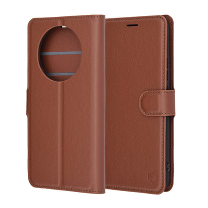 Futrola za Realme 14 Pro+, Techsuit, Kožna Folio, Smeđa