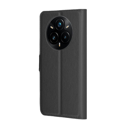 Futrola za Realme 14 Pro+, Techsuit, Kožna Folio, Crna