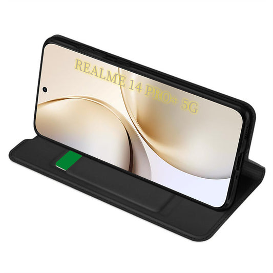 Futrola za Realme 14 Pro+, Techsuit, Magskin Book, Crna