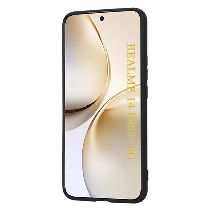 Maska za Realme 14 Pro+, Techsuit, SoftFlex, Crna