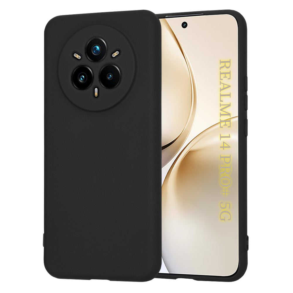 Maska za Realme 14 Pro+, Techsuit, SoftFlex, Crna