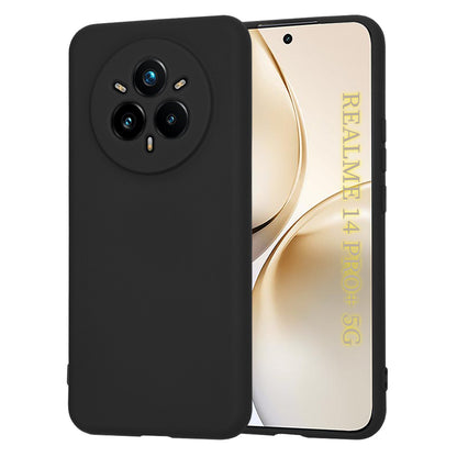 Maska za Realme 14 Pro+, Techsuit, SoftFlex, Crna