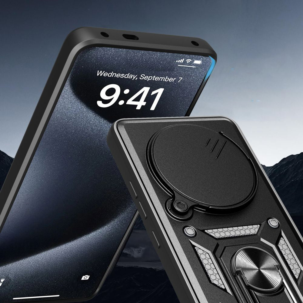Maska za Realme 14 Pro, Techsuit, CamShield, Crna