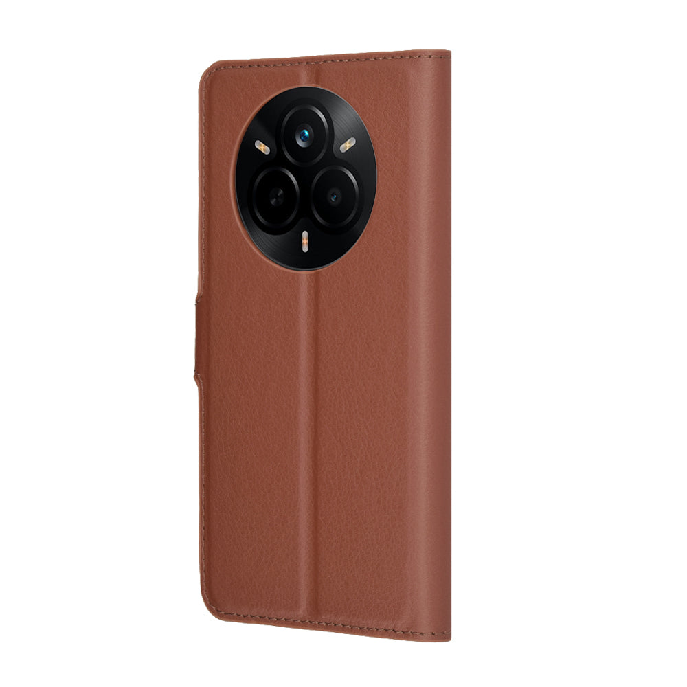Futrola za Realme 14 Pro, Techsuit, Kožni Folio, Smeđa