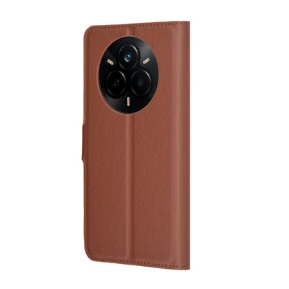 Futrola za Realme 14 Pro, Techsuit, Kožni Folio, Smeđa