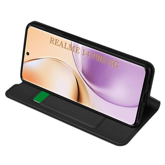 Futrola za Realme 14 Pro, Techsuit, Magskin Book, Crna