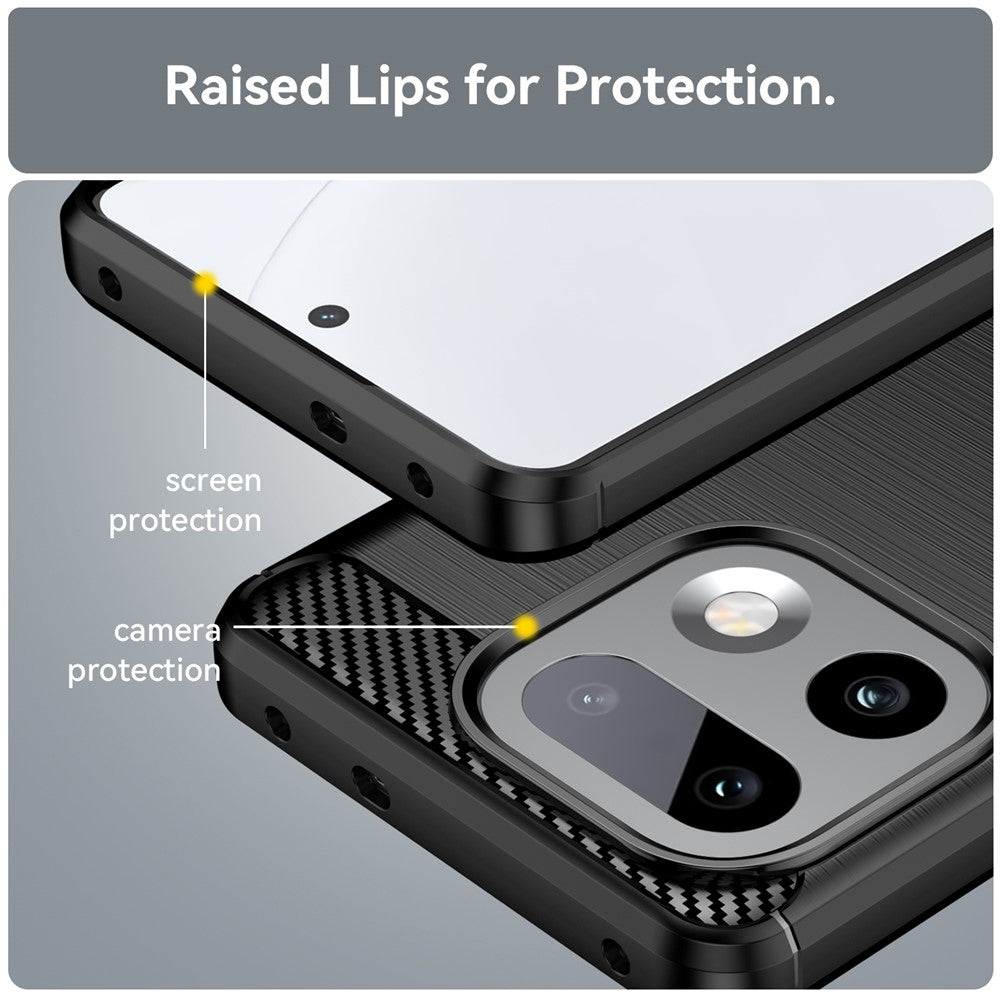 Futrola za Realme 16 Pro+, Techsuit, Karbon, Crna