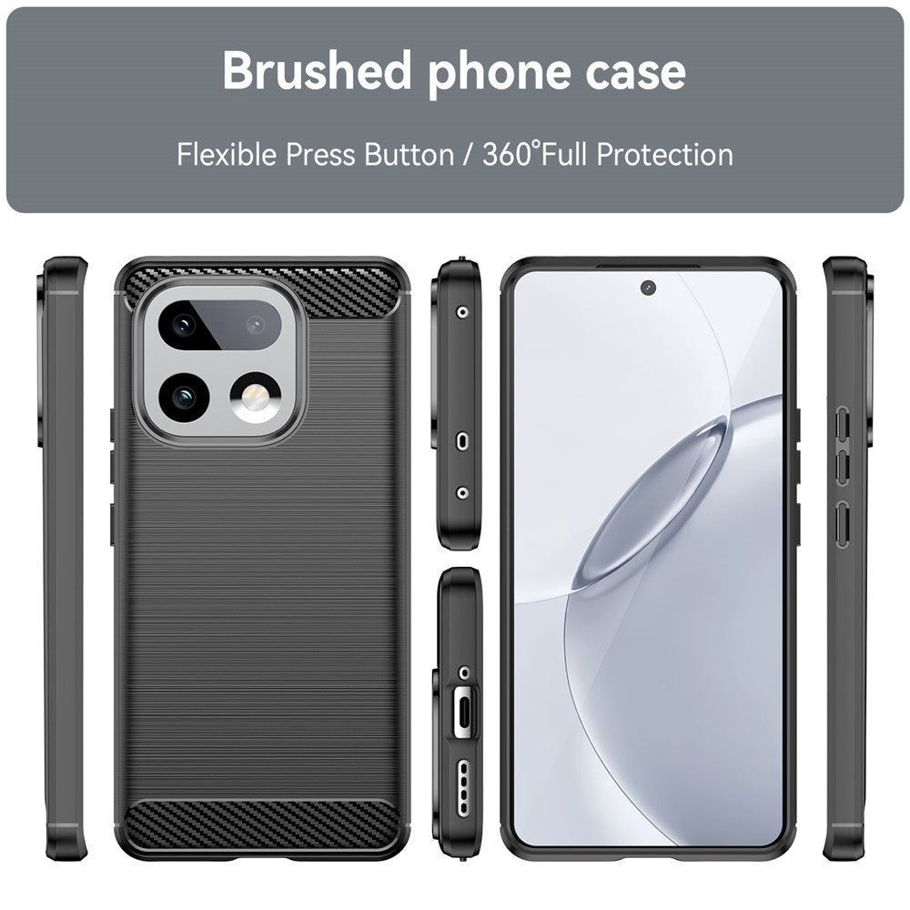 Futrola za Realme 16 Pro+, Techsuit, Karbon, Crna