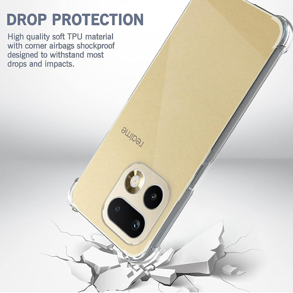 Futrola za Realme 16 Pro+, Techsuit, Shockproof Clear, Prozirna