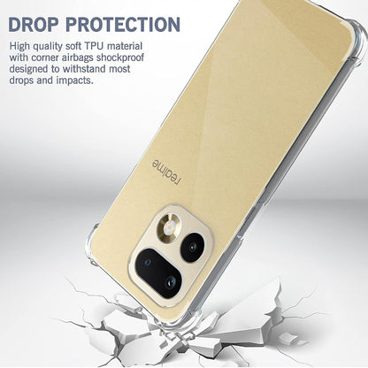 Futrola za Realme 16 Pro+, Techsuit, Shockproof Clear, Prozirna
