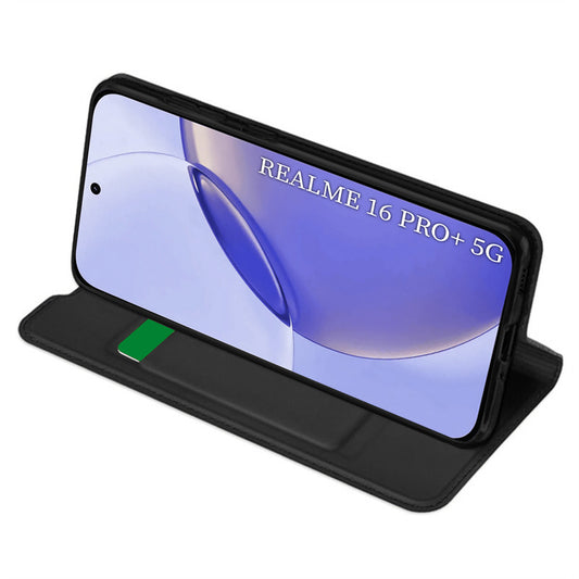 Futrola za Realme 16 Pro, Techsuit, Magskin Book, Crna