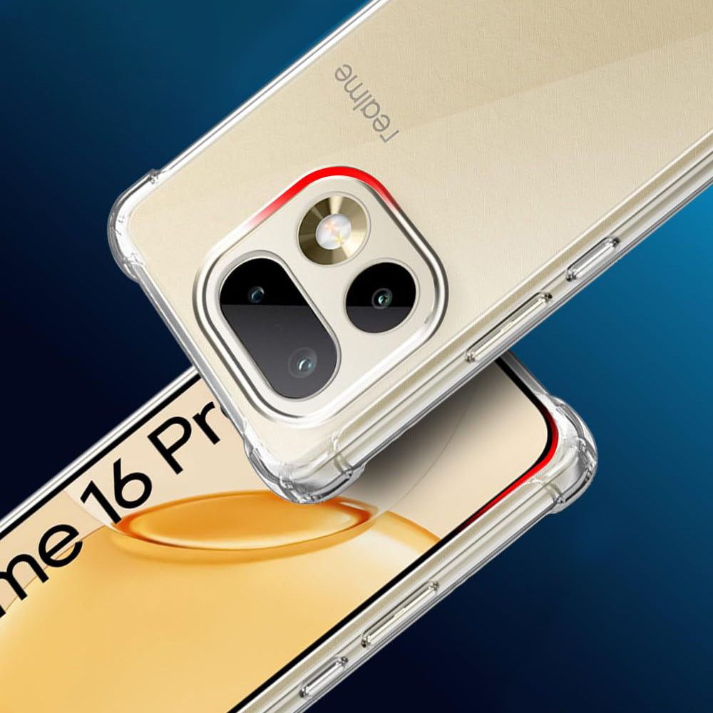 Futrola za Realme 16 Pro, Techsuit, Shockproof Clear, Prozirna