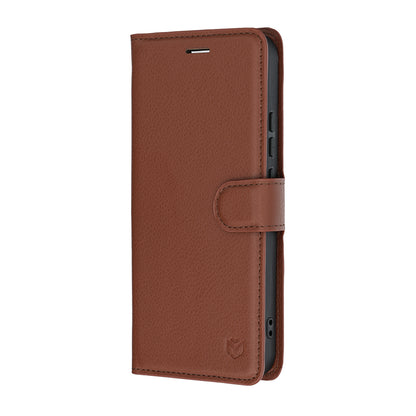 Futrola za Realme 16, Techsuit, Kožna Folio, Smeđa