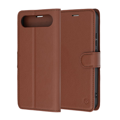 Futrola za Realme 16, Techsuit, Kožna Folio, Smeđa