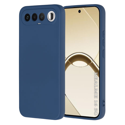 Maska za Realme 16, Techsuit, SoftFlex, Tamnoplava