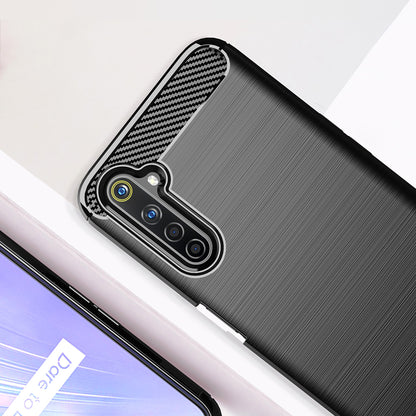 Futrola za Realme 6 Pro, Techsuit, Karbon, Crna