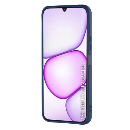 Maska za Realme C100 5G, Techsuit, SoftFlex, Tamnoplava