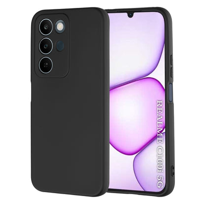 Maska za Realme C100 5G, Techsuit, SoftFlex, Crna