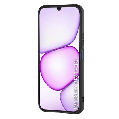 Maska za Realme C100 5G, Techsuit, SoftFlex, Crna