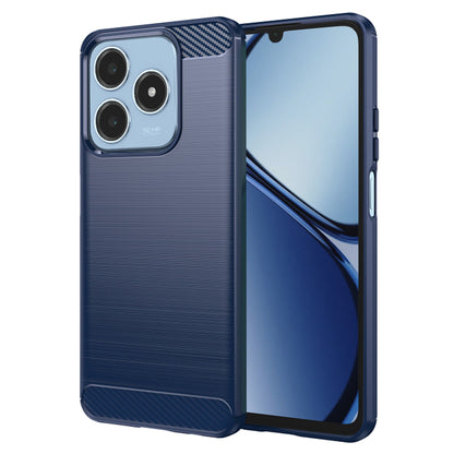 Maska za Realme C63 / C61, Techsuit, Karbon, Plava