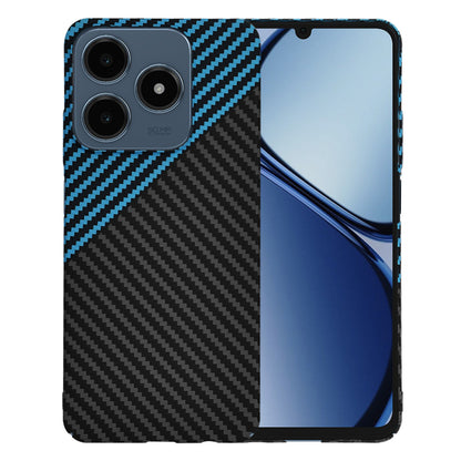 Maska za Realme C63 / C61, Techsuit, Carbonite FiberShell, Crno Plava