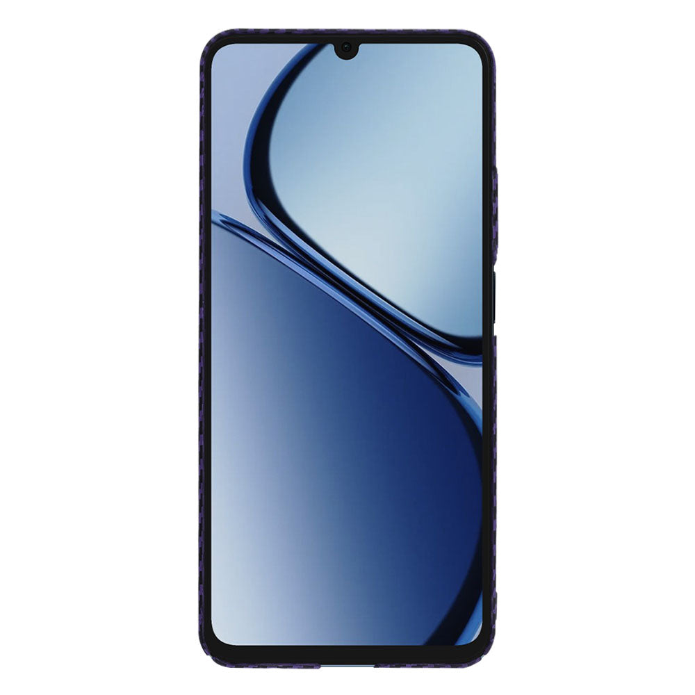 Maska za Realme C63 / C61, Techsuit, Carbonite FiberShell, Ljubičasta