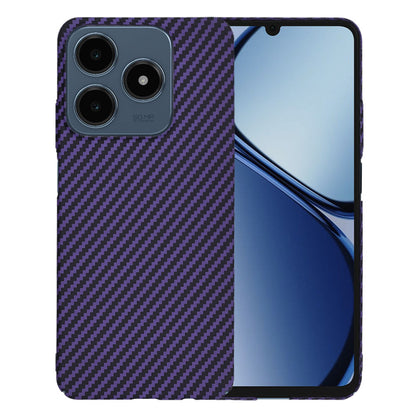 Maska za Realme C63 / C61, Techsuit, Carbonite FiberShell, Ljubičasta