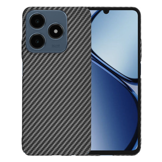 Maska za Realme C63 / C61, Techsuit, Carbonite FiberShell, Crna