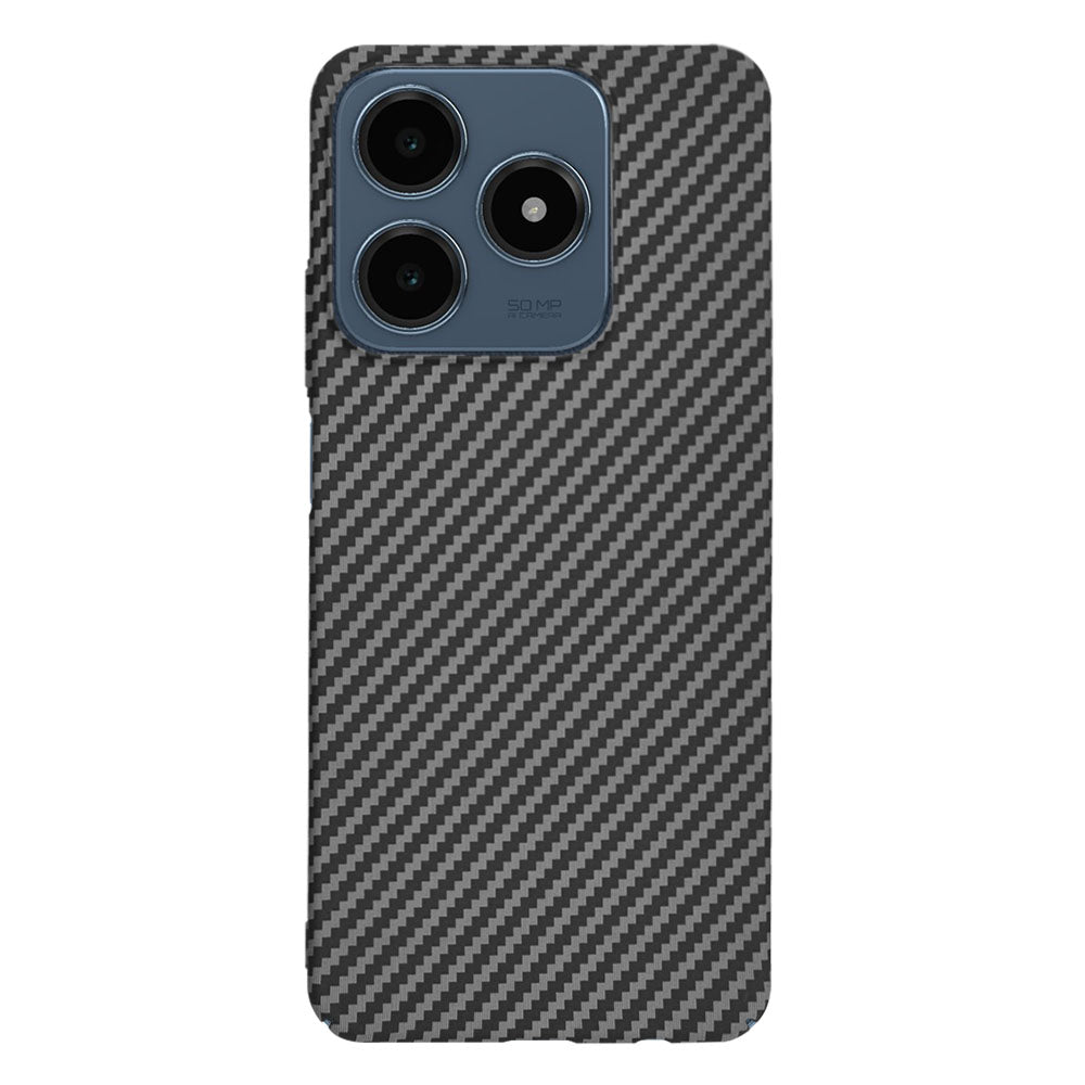 Maska za Realme C63 / C61, Techsuit, Carbonite FiberShell, Crna