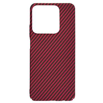 Maska za Realme C63 / C61, Techsuit, Carbonite FiberShell, Crvena