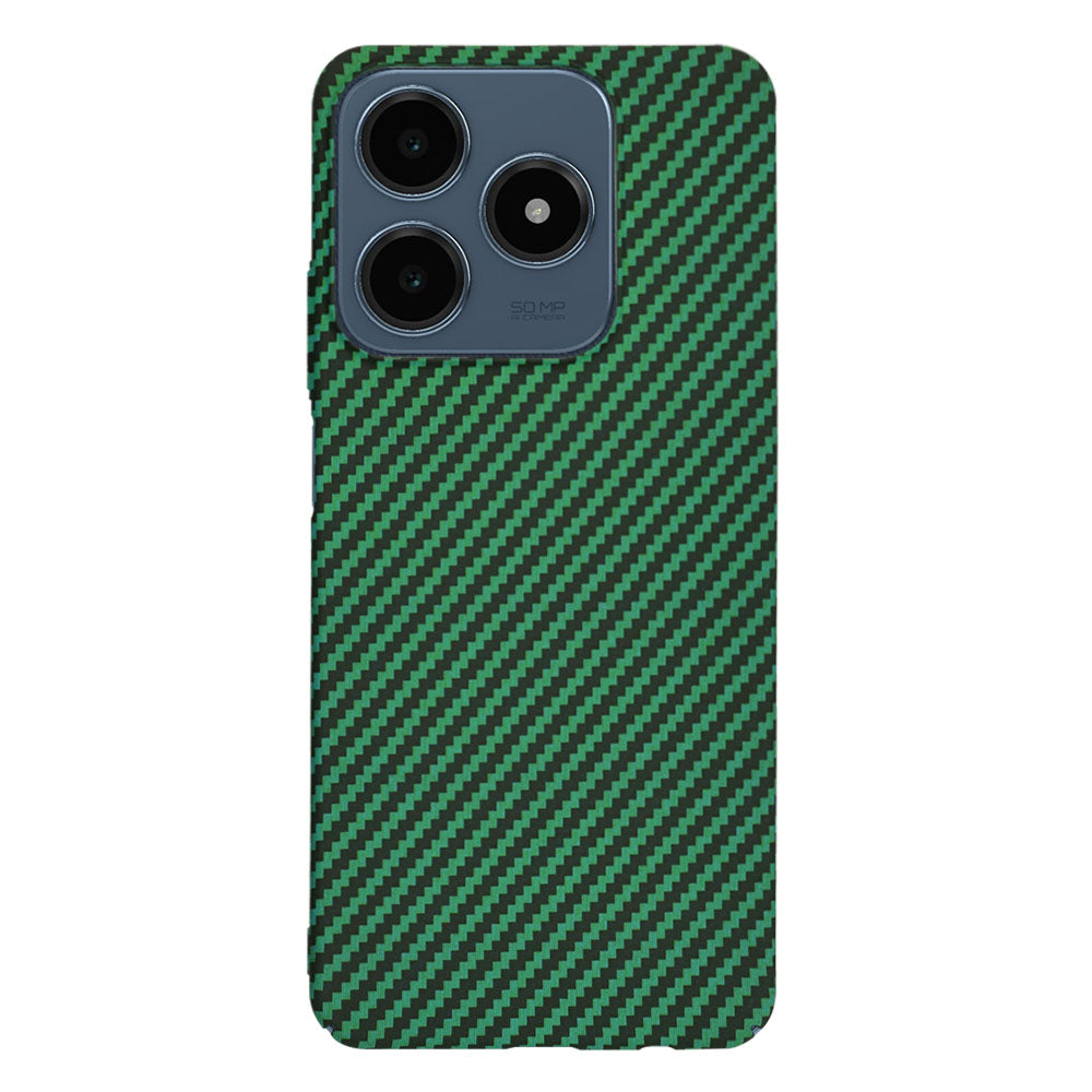 Maska za Realme C63 / C61, Techsuit, Carbonite FiberShell, Zelena