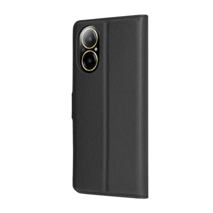 Futrola za Realme C67 4G, Techsuit, Kožna Folio, Crna