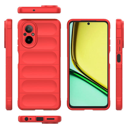 Maska za Realme C67 4G, Techsuit, Magic Shield, Crvena