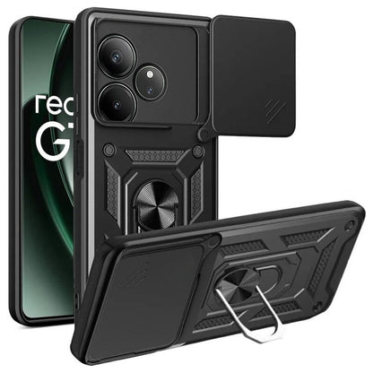Maska za Realme GT 6T / GT 6, Techsuit, CamShield, Crna