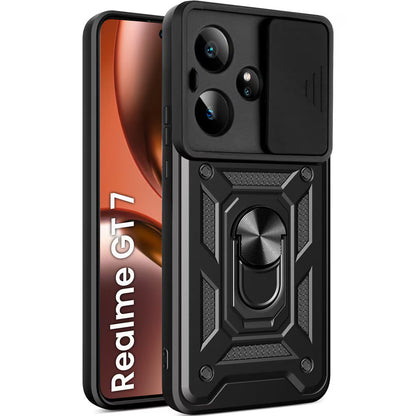 Maska za Realme GT 7, Techsuit, CamShield, Crna