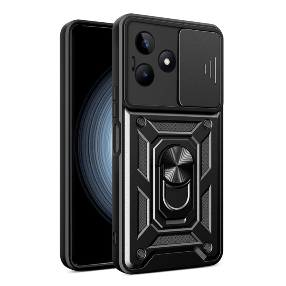 Maska za Realme Note 50 / C51, Techsuit, CamShield, Crna