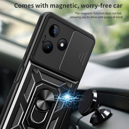 Maska za Realme Note 50 / C51, Techsuit, CamShield, Crna