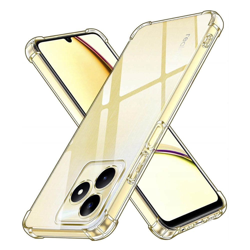 Maska za Realme Note 50 / C51, Techsuit, Shockproof Clear, Prozirna