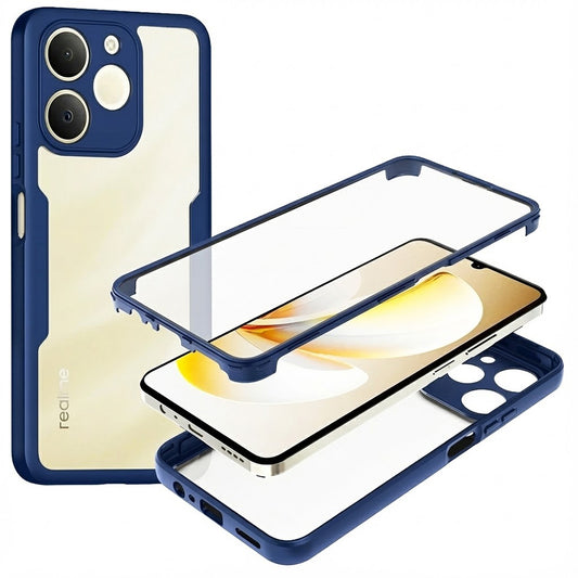 Futrola za Realme Note 70T, Techsuit, ColorVerse 360, Plava