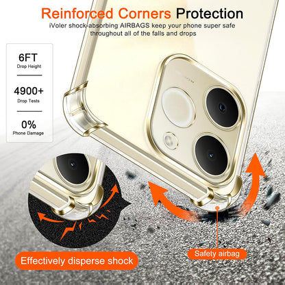 Futrola za Realme Note 70T, Techsuit, Shockproof Clear, Prozirna