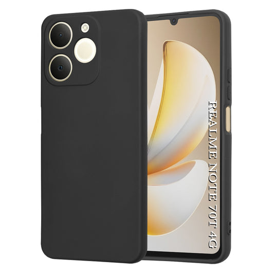 Futrola za Realme Note 70T, Techsuit, SoftFlex, Crna