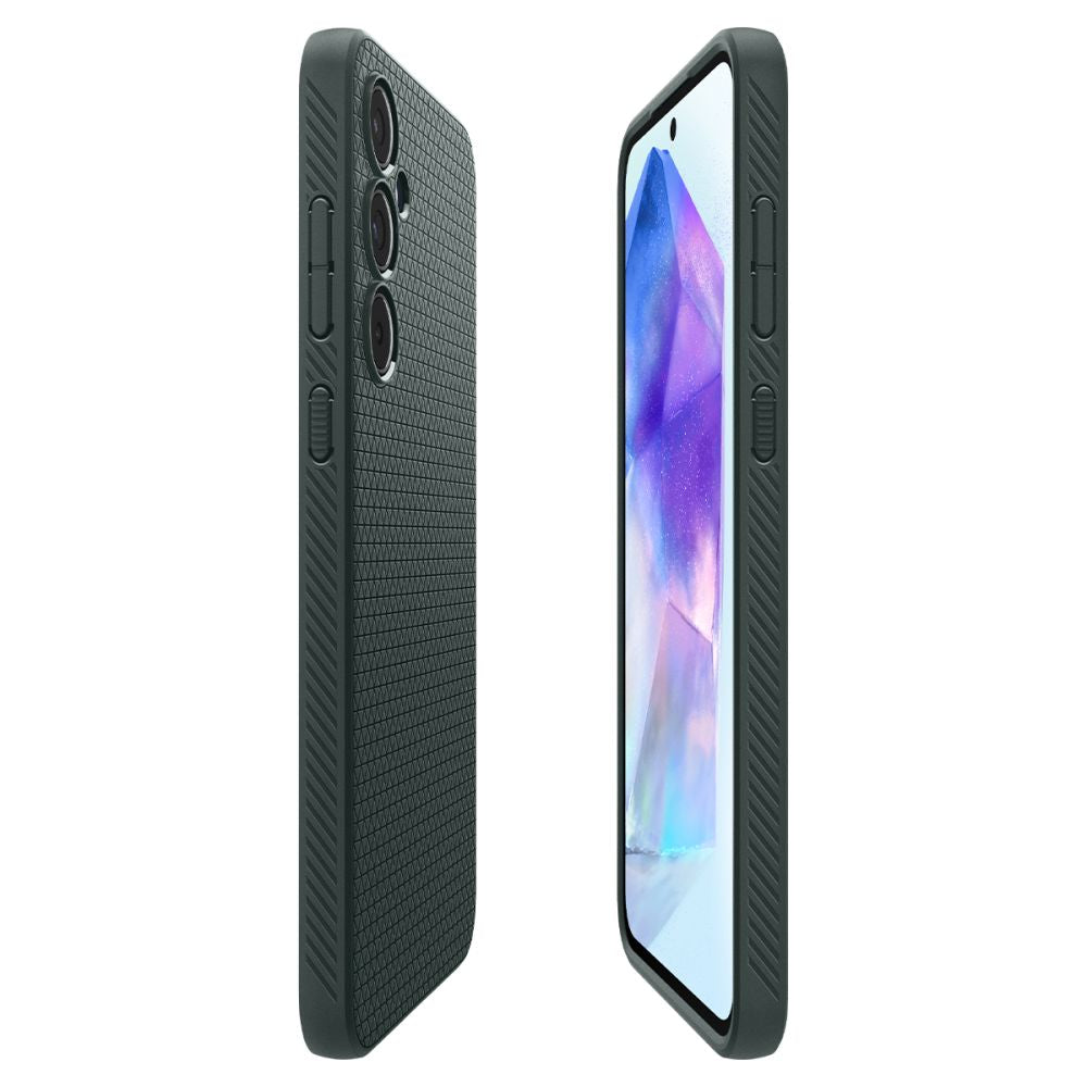 Futrola za Samsung Galaxy A55 5G A556, Spigen, Liquid Air, Zelena ACS07527
