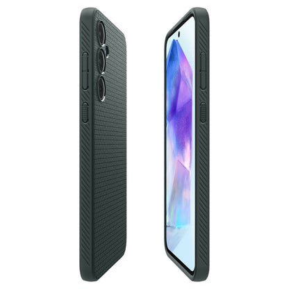 Futrola za Samsung Galaxy A55 5G A556, Spigen, Liquid Air, Zelena ACS07527