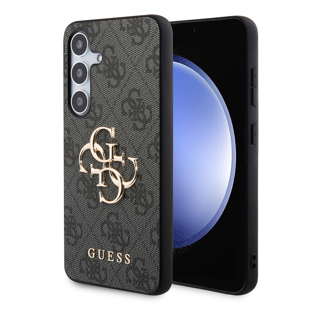 Maska za Samsung Galaxy S24+ S926, Guess, 4G Big Logo, Crna, Ponovno zapakirana