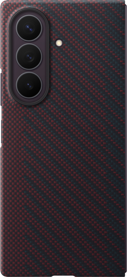 Futrola za Samsung Galaxy Z Fold8 Ultra F976, Carbon Magnet Case, Crvena EF-KF976SREGWW