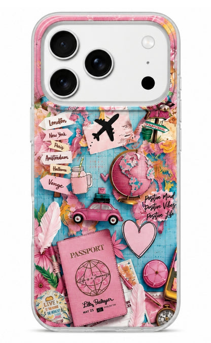 Maska za Samsung Galaxy A07 5G A076 / A07 4G A075, Perfect Case, Dreamora Pink Flight, Višebojna