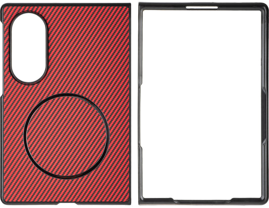 Maska za Samsung Galaxy Z Fold8 F971, OEM, Karbon, Crvena