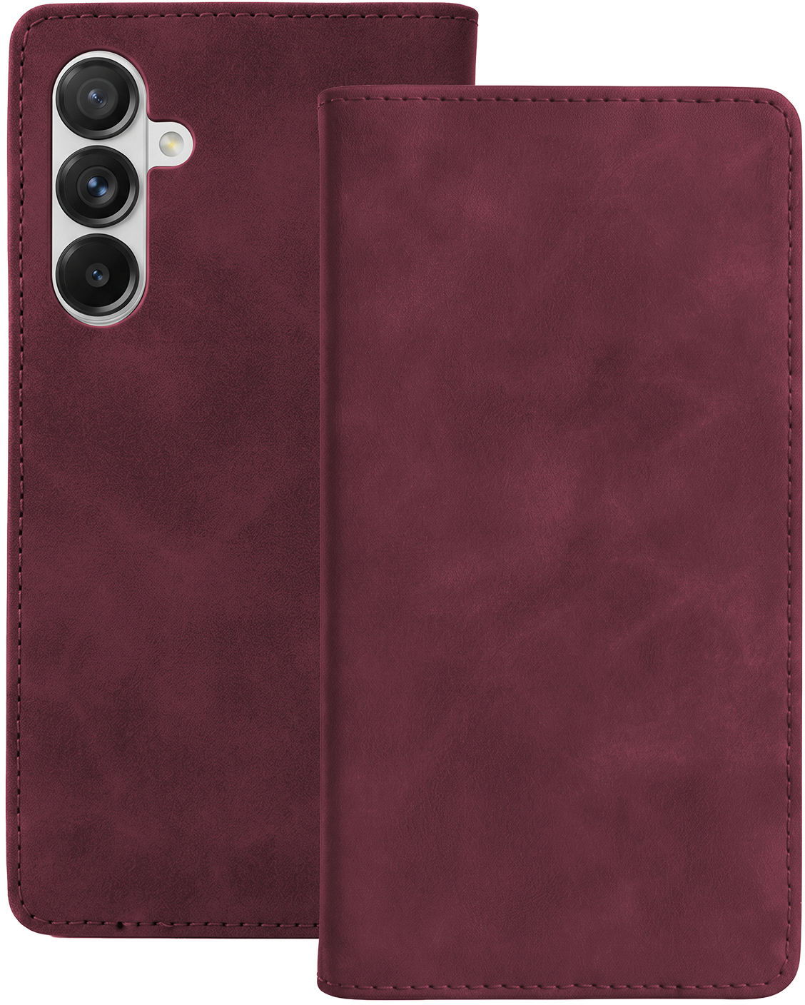 Futrola za Samsung Galaxy A18 5G A186 / A17 4G A175 / A17 5G A176 / A26 A266, OEM, Smart Suede, bordo