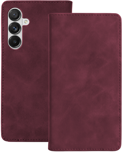 Futrola za Samsung Galaxy A18 5G A186 / A17 4G A175 / A17 5G A176 / A26 A266, OEM, Smart Suede, bordo